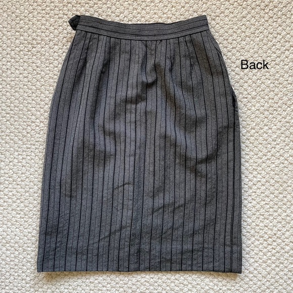 Vintage Yves Saint Laurent Rive Gauche wool skirt - Picture 8 of 12